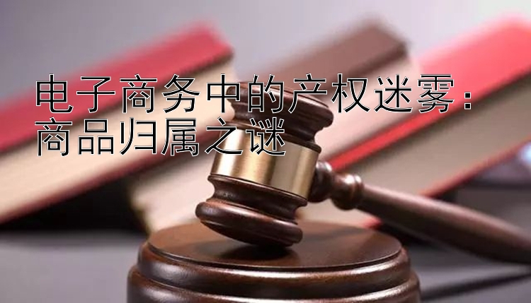 电子商务中的产权迷雾：商品归属之谜