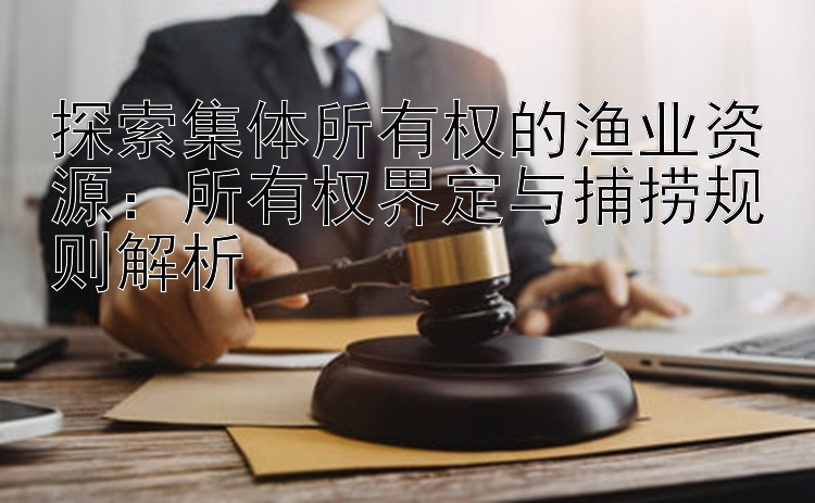 探索集体所有权的渔业资源：所有权界定与捕捞规则解析