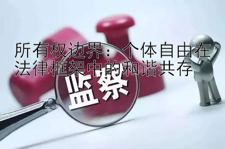 所有权边界：个体自由在法律框架中的和谐共存