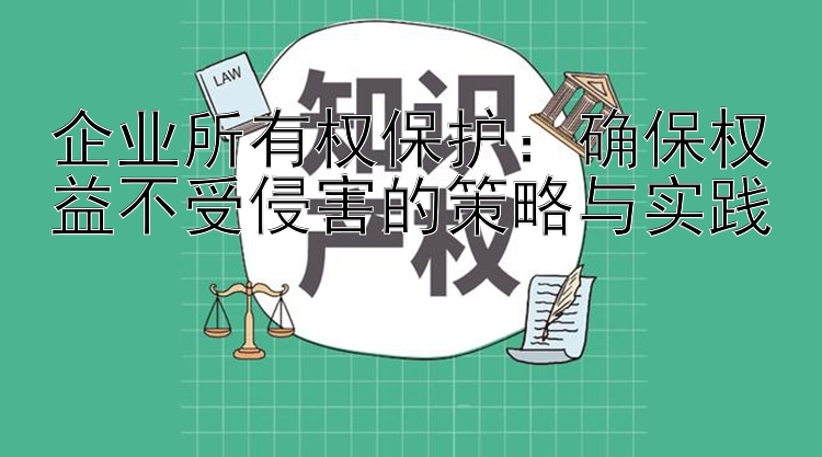 企业所有权保护：确保权益不受侵害的策略与实践