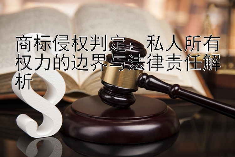 商标侵权判定：私人所有权力的边界与法律责任解析