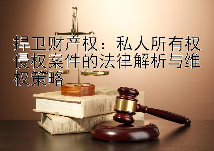 捍卫财产权：私人所有权侵权案件的法律解析与维权策略