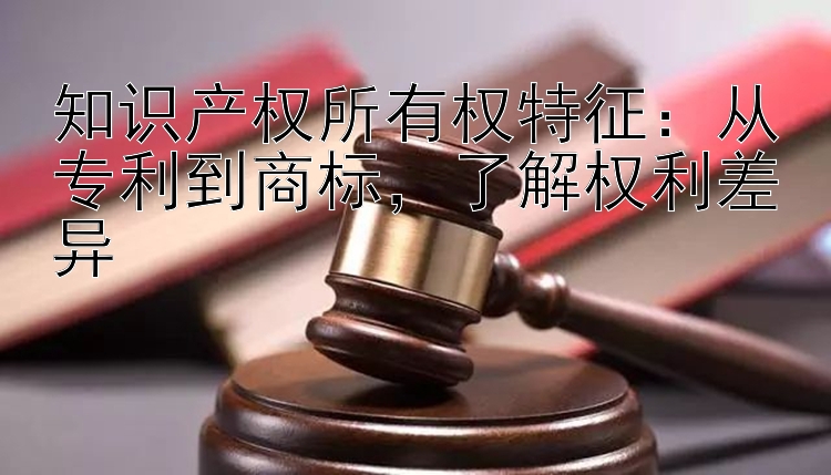 知识产权所有权特征：从专利到商标，了解权利差异