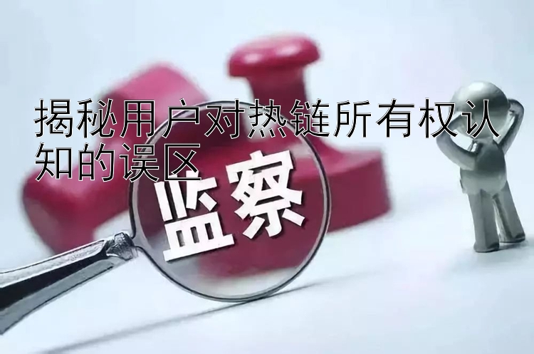 揭秘用户对热链所有权认知的误区