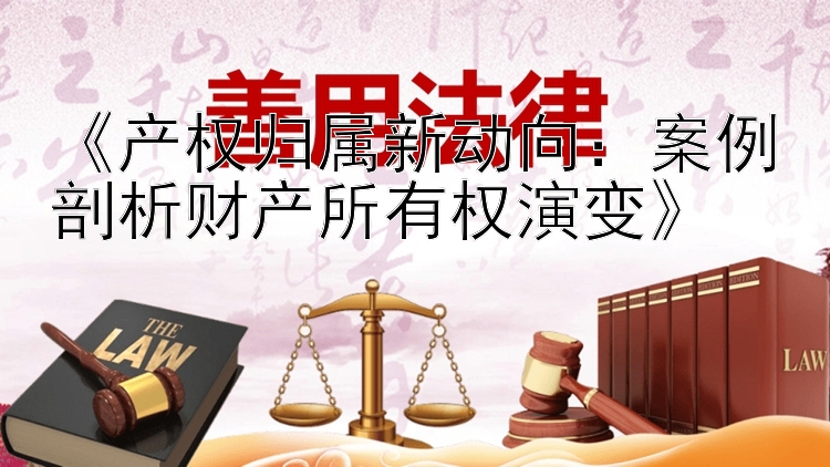 《产权归属新动向：案例剖析财产所有权演变》