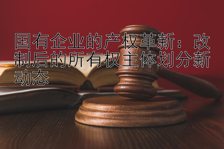 国有企业的产权革新：改制后的所有权主体划分新动态