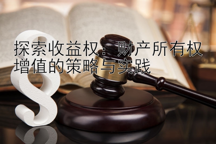 探索收益权：财产所有权增值的策略与实践