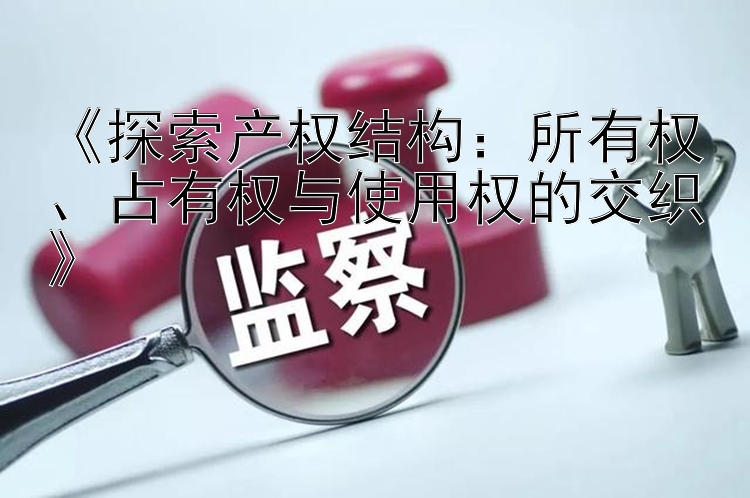 《探索产权结构：所有权、占有权与使用权的交织》