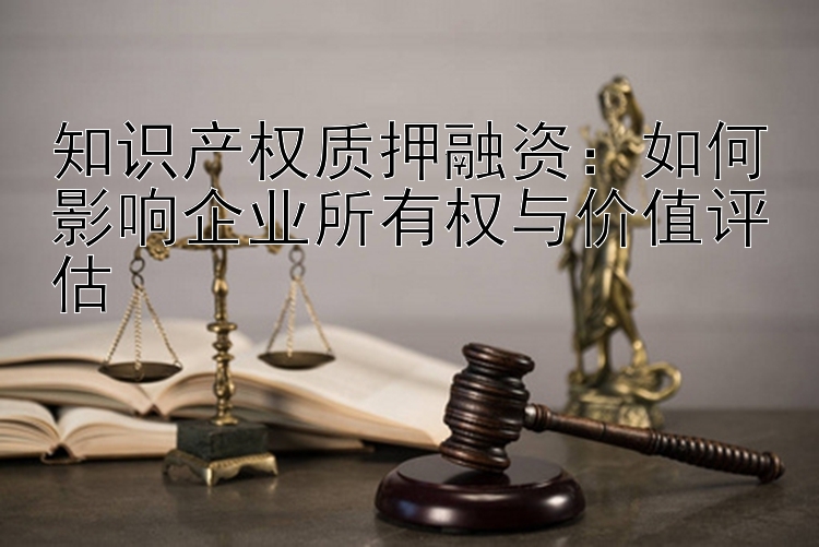 知识产权质押融资：如何影响企业所有权与价值评估