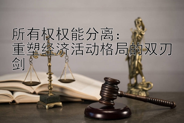 所有权权能分离：  
重塑经济活动格局的双刃剑