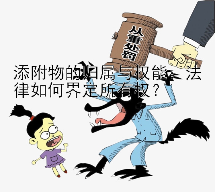 添附物的归属与权能：法律如何界定所有权？