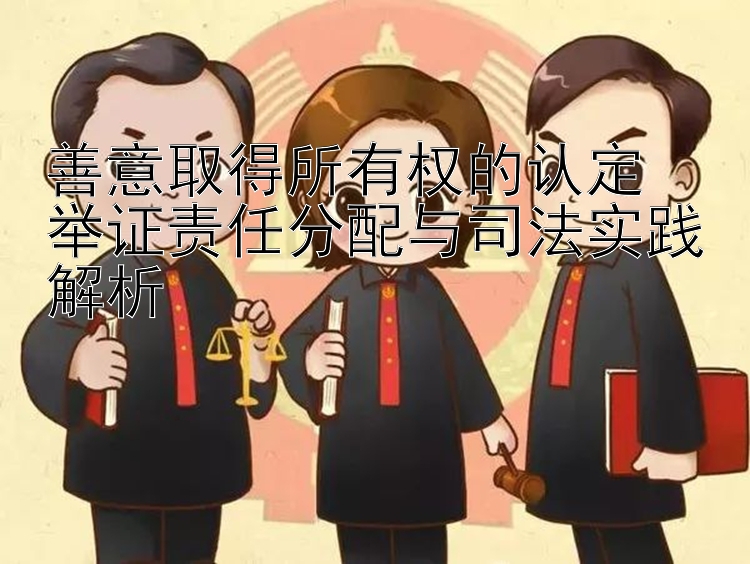 善意取得所有权的认定  
举证责任分配与司法实践解析