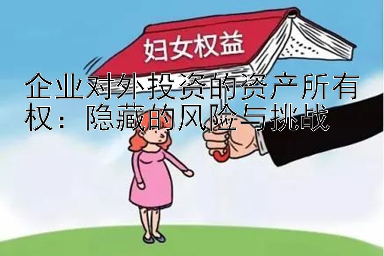 企业对外投资的资产所有权：隐藏的风险与挑战