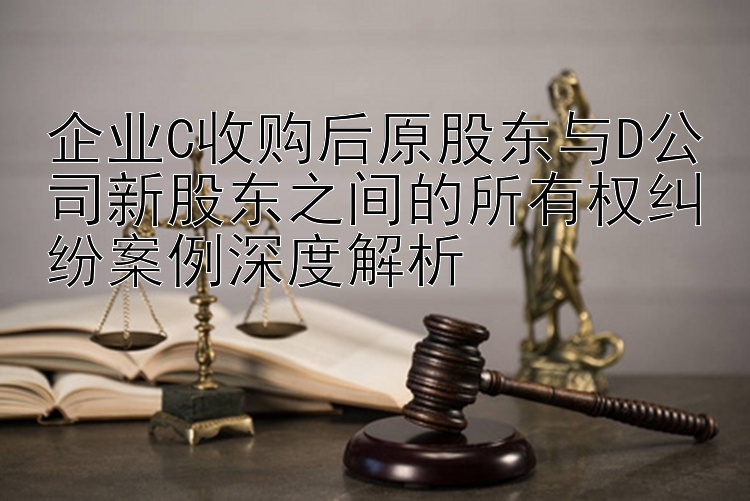 企业C收购后原股东与D公司新股东之间的所有权纠纷案例深度解析