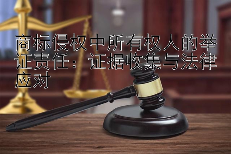 商标侵权中所有权人的举证责任：证据收集与法律应对