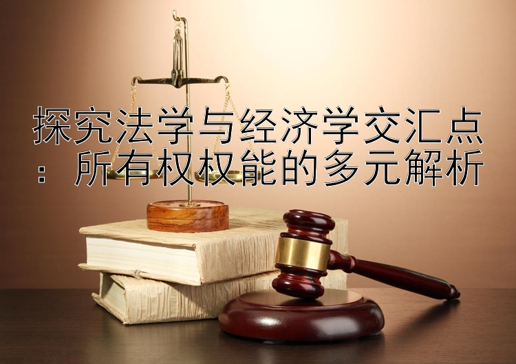 探究法学与经济学交汇点：所有权权能的多元解析