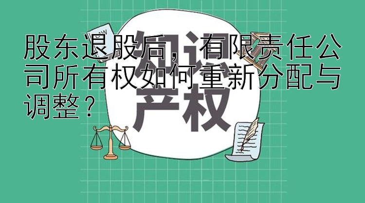 股东退股后，有限责任公司所有权如何重新分配与调整？