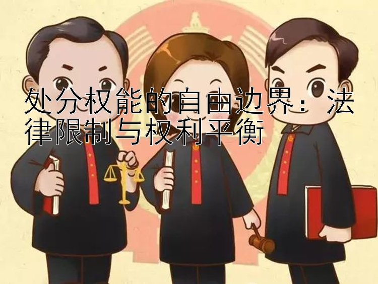 处分权能的自由边界：法律限制与权利平衡