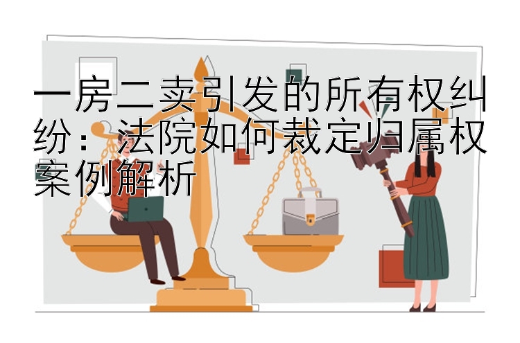 一房二卖引发的所有权纠纷：法院如何裁定归属权案例解析